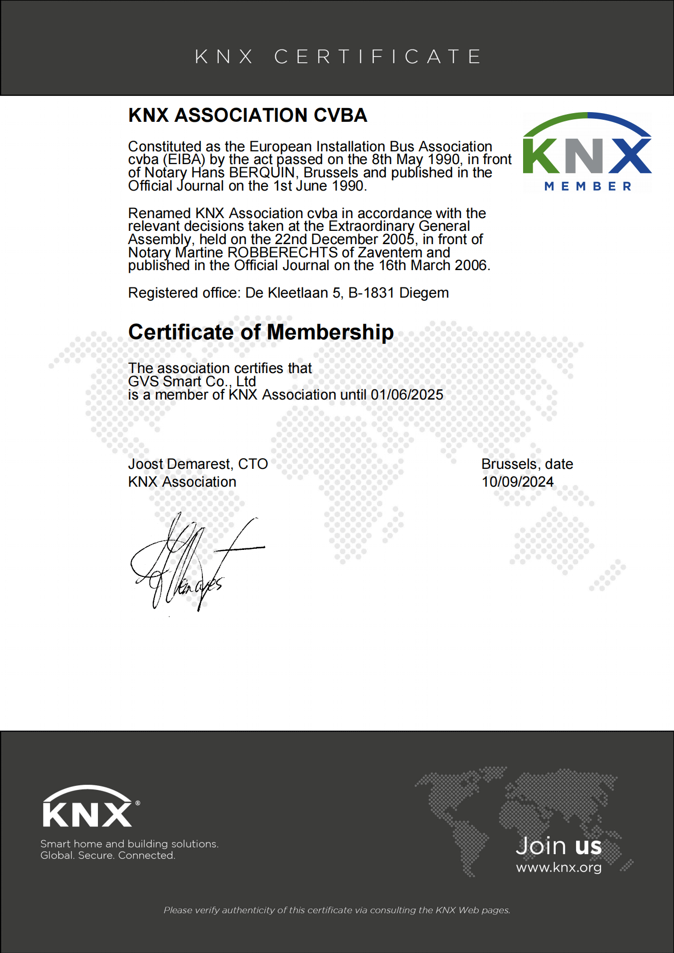 KNX國際協(xié)會(huì)制造商會(huì)員
