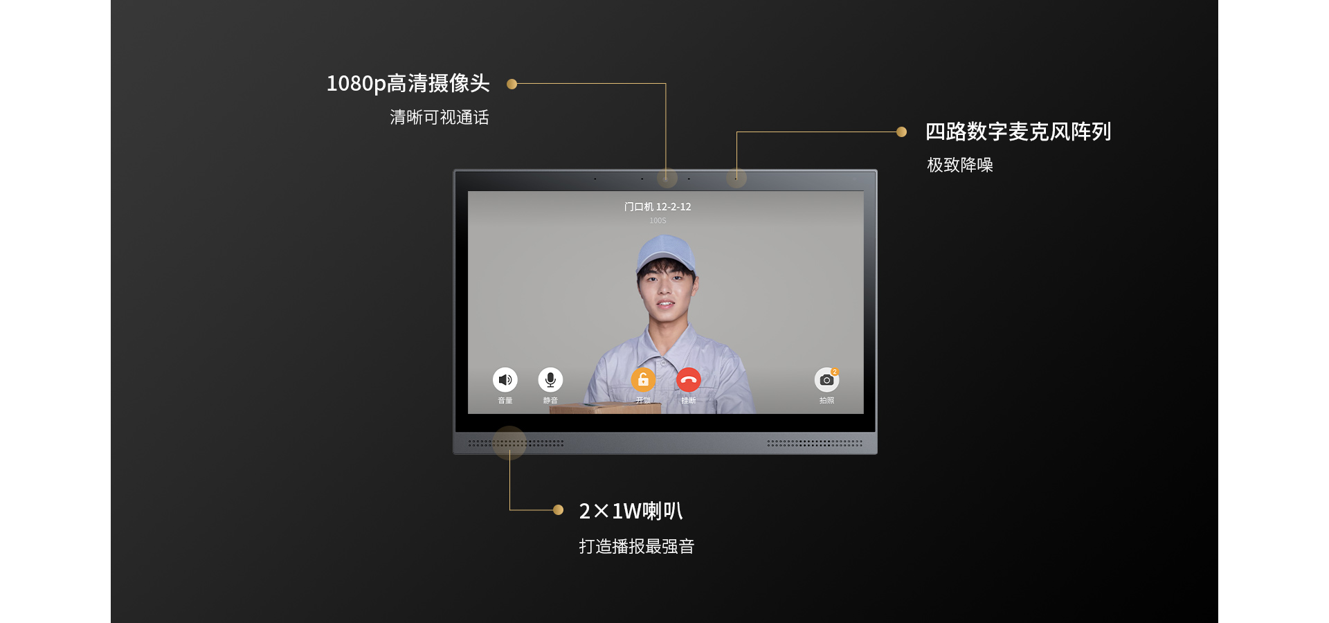 SIP全高清可視對講，標(biāo)準(zhǔn)互通